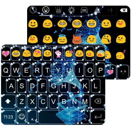 Run free android online Starry Voice Emoji Keybaord APK