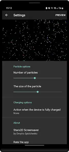 Play Stars2D Screensaver as an online game Stars2D Screensaver with UptoPlay