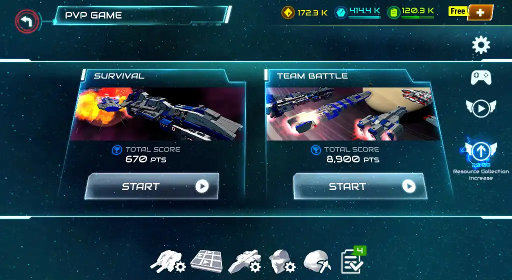 Play StarshipBattle as an online game StarshipBattle with UptoPlay
