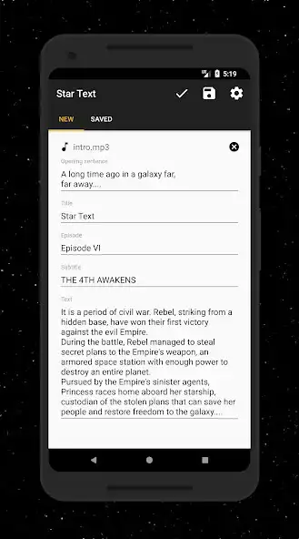 Play Star Text : The Rise Of Textcrawler as an online game Star Text : The Rise Of Textcrawler with UptoPlay