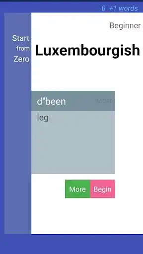 Play APK StartFromZero_Luxembourgish  and enjoy StartFromZero_Luxembourgish with UptoPlay com.shex.startfromzero_luxembourgish