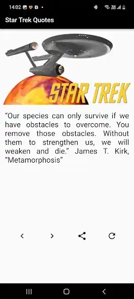 Play Star Trek Quotes  and enjoy Star Trek Quotes with UptoPlay