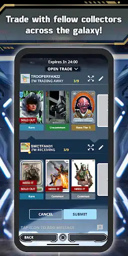 Play Star Wars Card Trader by Topps as an online game Star Wars Card Trader by Topps with UptoPlay