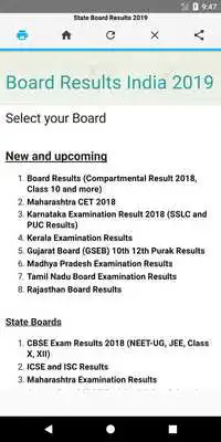 Play State Board Result App 2019 - SSC, HSC, SSLC, BSEB