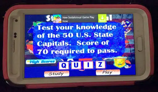 Play APK State Capital Quiz  and enjoy State Capital Quiz with UptoPlay air.com.tammy.StateCapitalQuiz