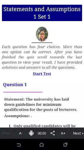 Play Statements and Assumptions -1 Play Statements and Assumptions -1