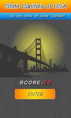 Play states and capitals game quiz