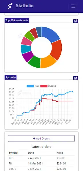 Play Statfolio - Portfolio Tracker as an online game Statfolio - Portfolio Tracker with UptoPlay