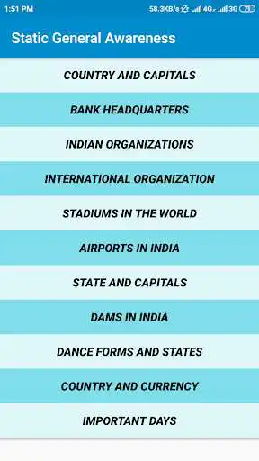 Play Static General Awareness  and enjoy Static General Awareness with UptoPlay