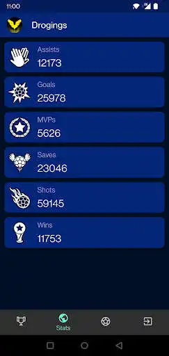 Play Stats for Rocket League as an online game Stats for Rocket League with UptoPlay