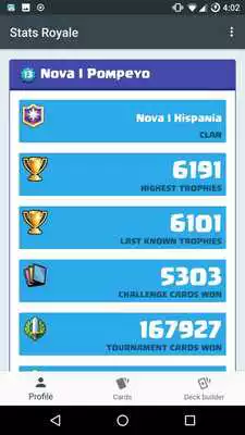 Play Stats Royale for Clash Royale (Unreleased)