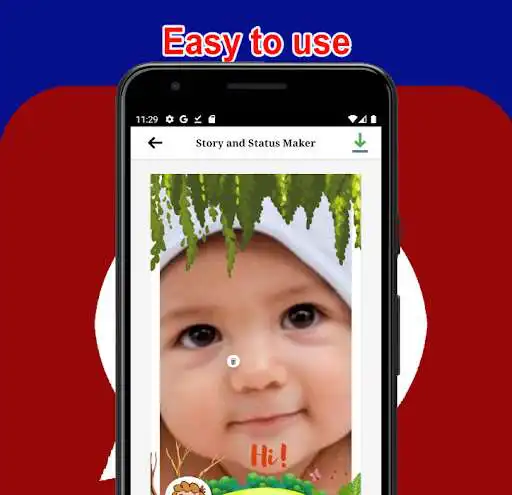 Play Status and Story Maker for Social Media as an online game Status and Story Maker for Social Media with UptoPlay