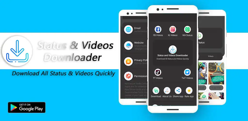 Play Status and Videos Downloader  and enjoy Status and Videos Downloader with UptoPlay