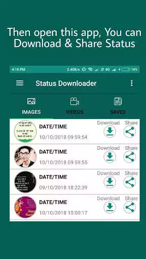 Play Status Downloader for WhatsApp - Status Saver as an online game Status Downloader for WhatsApp - Status Saver with UptoPlay