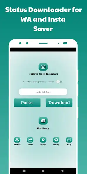 Play Status Downloader : WA  Insta as an online game Status Downloader : WA  Insta with UptoPlay