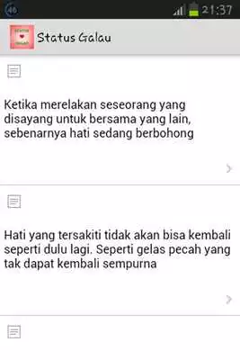Play Status Galau