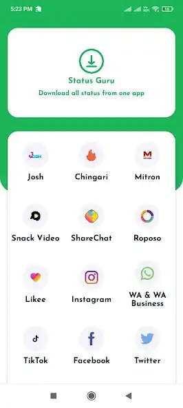 Play Status Guru -  Save WA Status as an online game Status Guru -  Save WA Status with UptoPlay