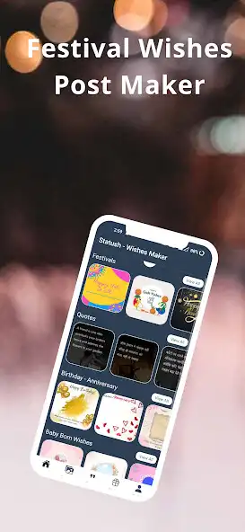Play Statush: Festival Quotes Posts  and enjoy Statush: Festival Quotes Posts with UptoPlay