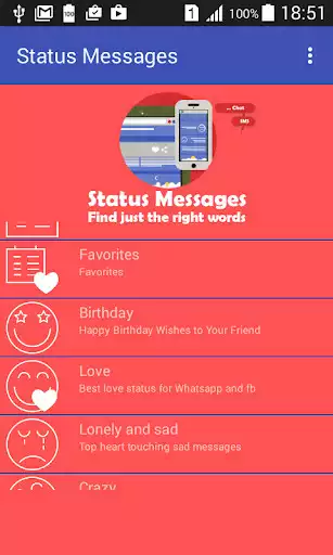Play Status Messages  and enjoy Status Messages with UptoPlay
