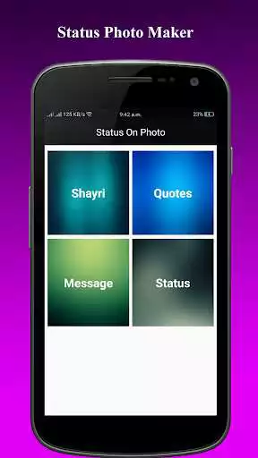 Play APK Status Photo Maker  and enjoy Status Photo Maker with UptoPlay com.all.chatting.data