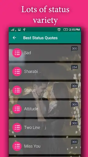 Play Status Quotes writing app as an online game Status Quotes writing app with UptoPlay