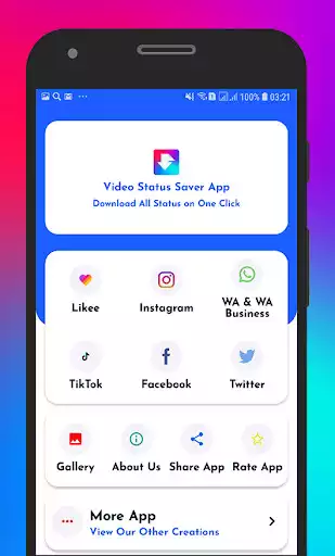 Play Status Saver App  and enjoy Status Saver App with UptoPlay