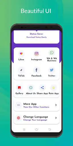 Play Status Saver - Download Status From Multiple Apps  and enjoy Status Saver - Download Status From Multiple Apps with UptoPlay