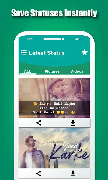 Play status saver - play online video  image  and enjoy status saver - play online video  image with UptoPlay