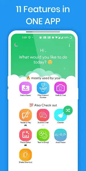Play Status Saver,Pause it WhatsApp  and enjoy Status Saver,Pause it WhatsApp with UptoPlay