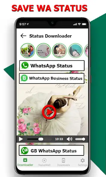 Play Status Saver: Status Downloader Photo Video Save  and enjoy Status Saver: Status Downloader Photo Video Save with UptoPlay