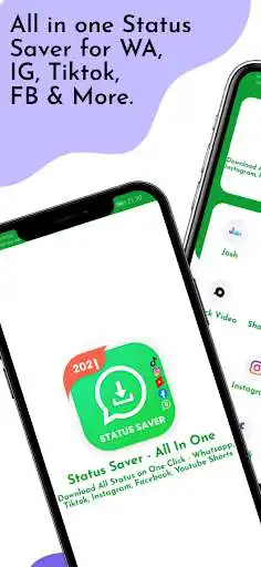 Play Status Saver - Whatsapp, TikTok, IG, FB, Shorts  and enjoy Status Saver - Whatsapp, TikTok, IG, FB, Shorts with UptoPlay