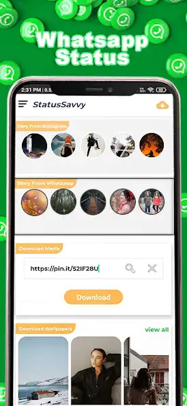 Play StatusSavvy-DL Social Status  and enjoy StatusSavvy-DL Social Status with UptoPlay