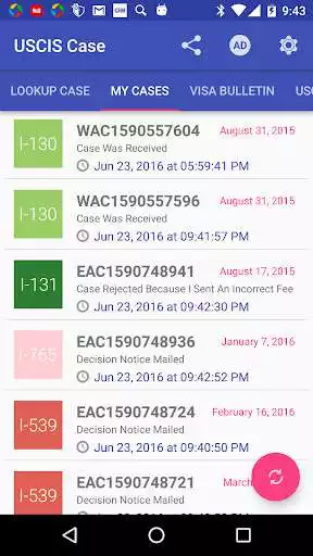 Status Tracker for USCIS Case online game with UptoPlay