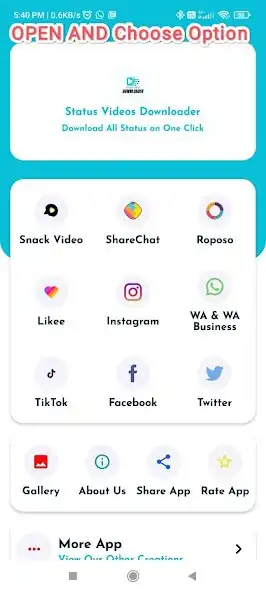 Play Status Videos Downloader  and enjoy Status Videos Downloader with UptoPlay