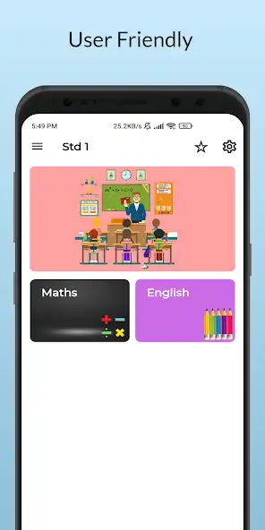Play Std 1 English Medium Book as an online game Std 1 English Medium Book with UptoPlay