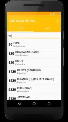 Play STD Codes of India Play STD Codes of India