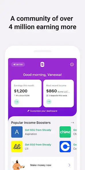 Play Steady - Earn Money  and enjoy Steady - Earn Money with UptoPlay