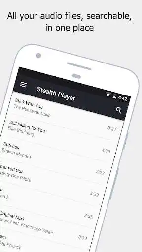 Play Stealth Audio Player - play audio through earpiece