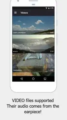Play Stealth Audio Player - play audio through earpiece