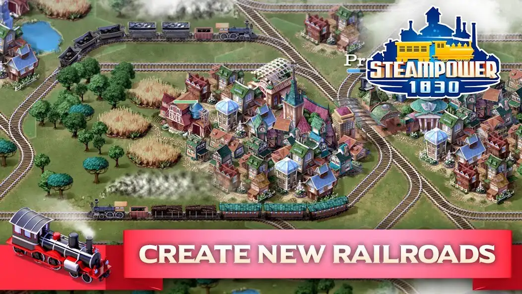 Play SteamPower 1830 Railroad Tycoon as an online game SteamPower 1830 Railroad Tycoon with UptoPlay