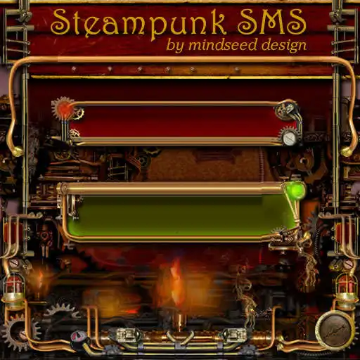 Run free android online Steampunk GO SMS Theme APK