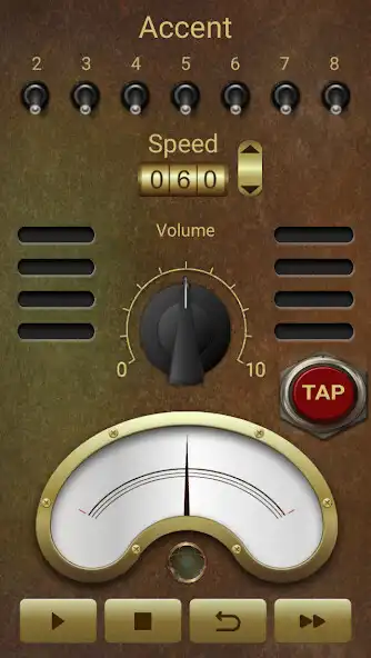 Play Steampunk Metronome as an online game Steampunk Metronome with UptoPlay
