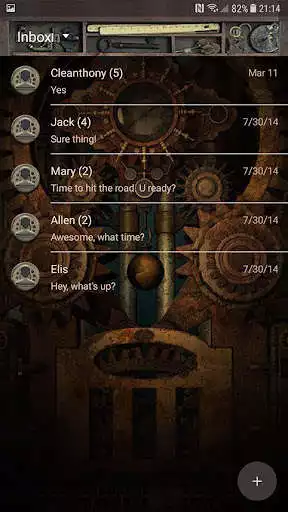 Play Steampunk skin for Next SMS as an online game Steampunk skin for Next SMS with UptoPlay