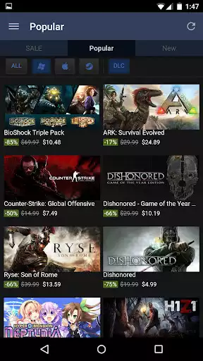 Play Steam as an online game Steam with UptoPlay