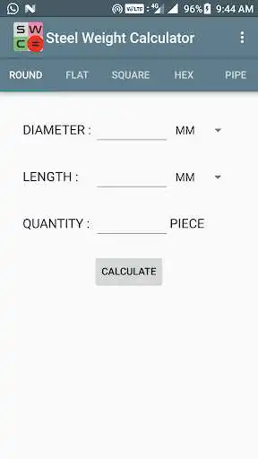 Play Steel Weight Calculator as an online game Steel Weight Calculator with UptoPlay
