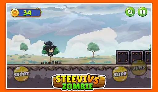 Play Steevi Vs Zombies as an online game Steevi Vs Zombies with UptoPlay