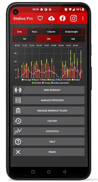 Play Stelios PRO Gym  Fitnesstracker  and enjoy Stelios PRO Gym  Fitnesstracker with UptoPlay