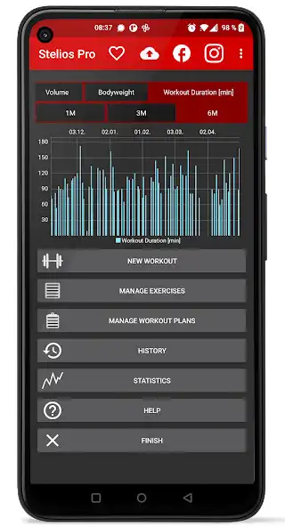Play Stelios PRO Gym  Fitnesstracker as an online game Stelios PRO Gym  Fitnesstracker with UptoPlay