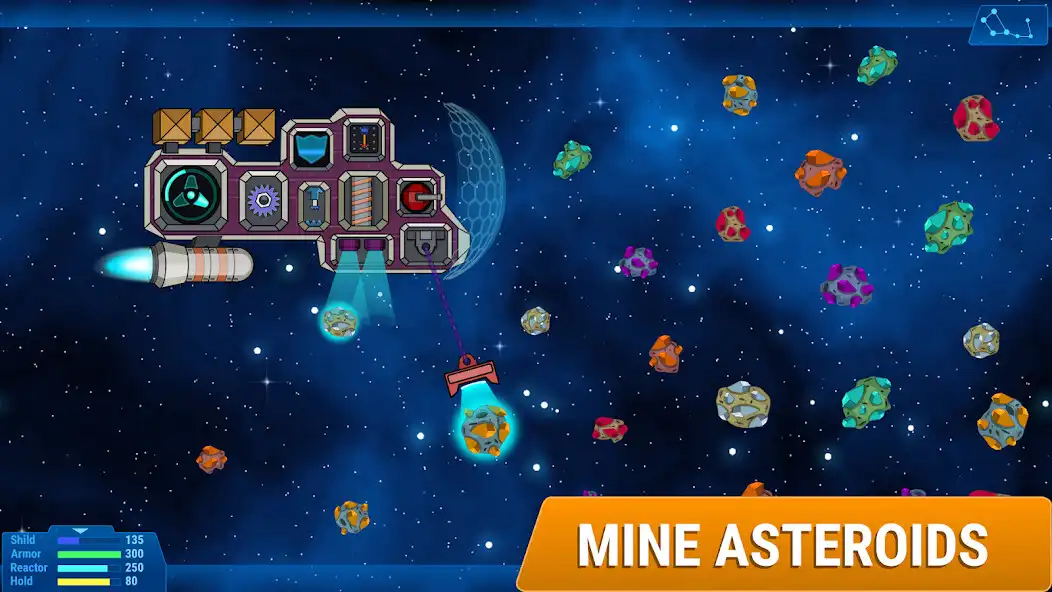 Play Stellar Mines: Space Miner 2D  and enjoy Stellar Mines: Space Miner 2D with UptoPlay