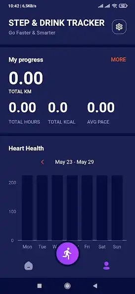 Play Step and Drink tracker as an online game Step and Drink tracker with UptoPlay